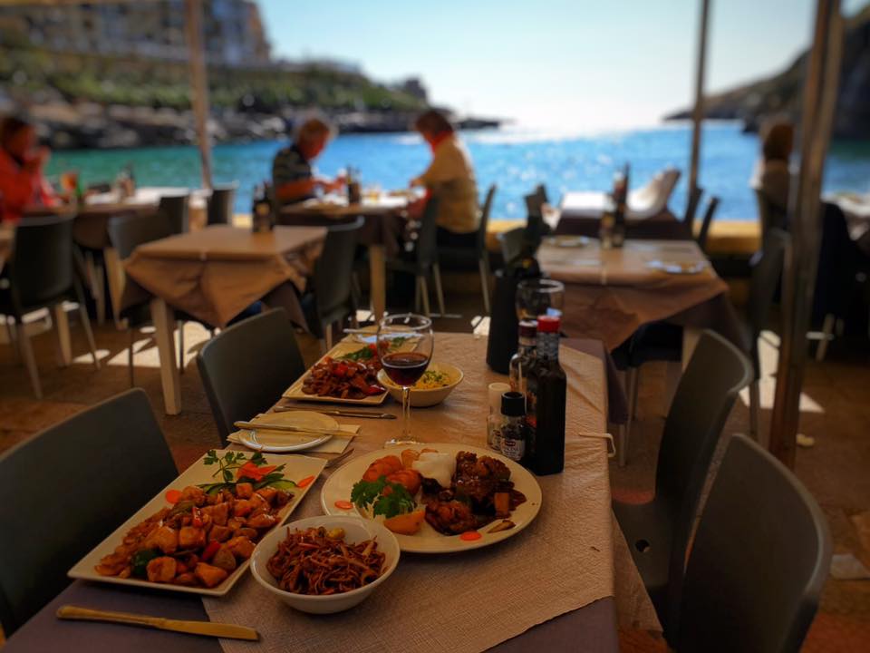 Seafront Dining at Moby Dick Restaurant Xlendi