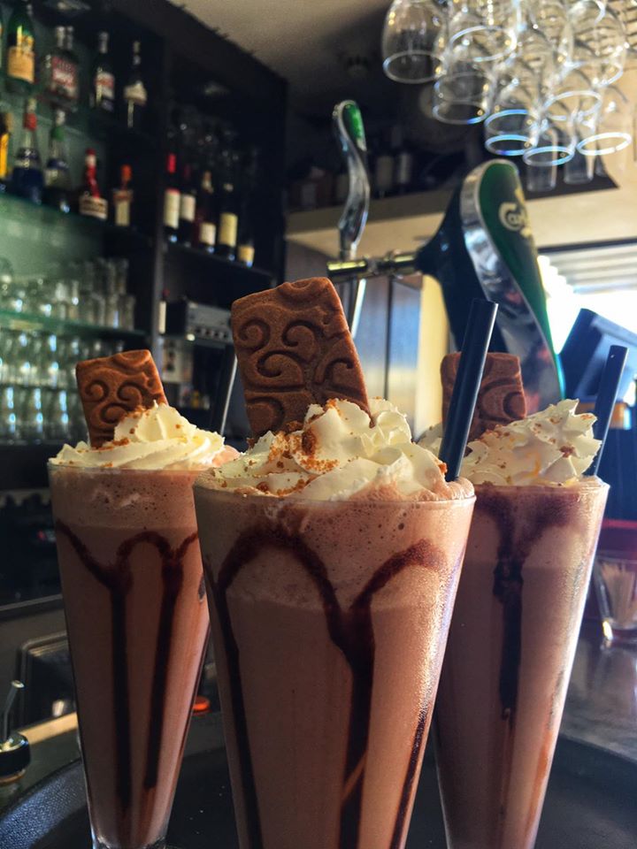 Milkshakes at MobyDick Bar & Restaurant Xlendi