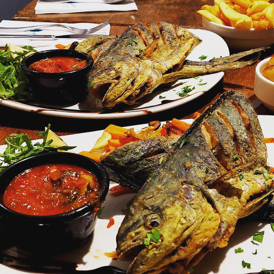 Lampuki  at Moby Dick Seafood Restaurant in Xlendi Gozo